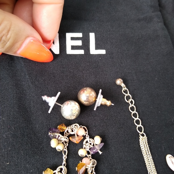 Jewelry Trio feat. 925 Sterling Earrings - Picture 4 of 12